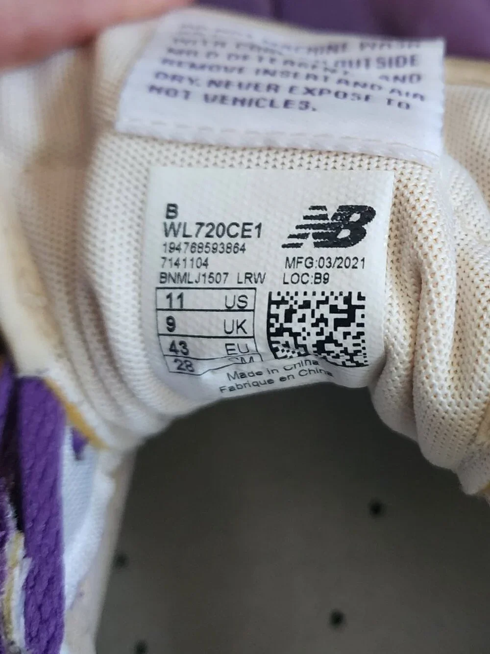 New Balance 720 Sour Grape